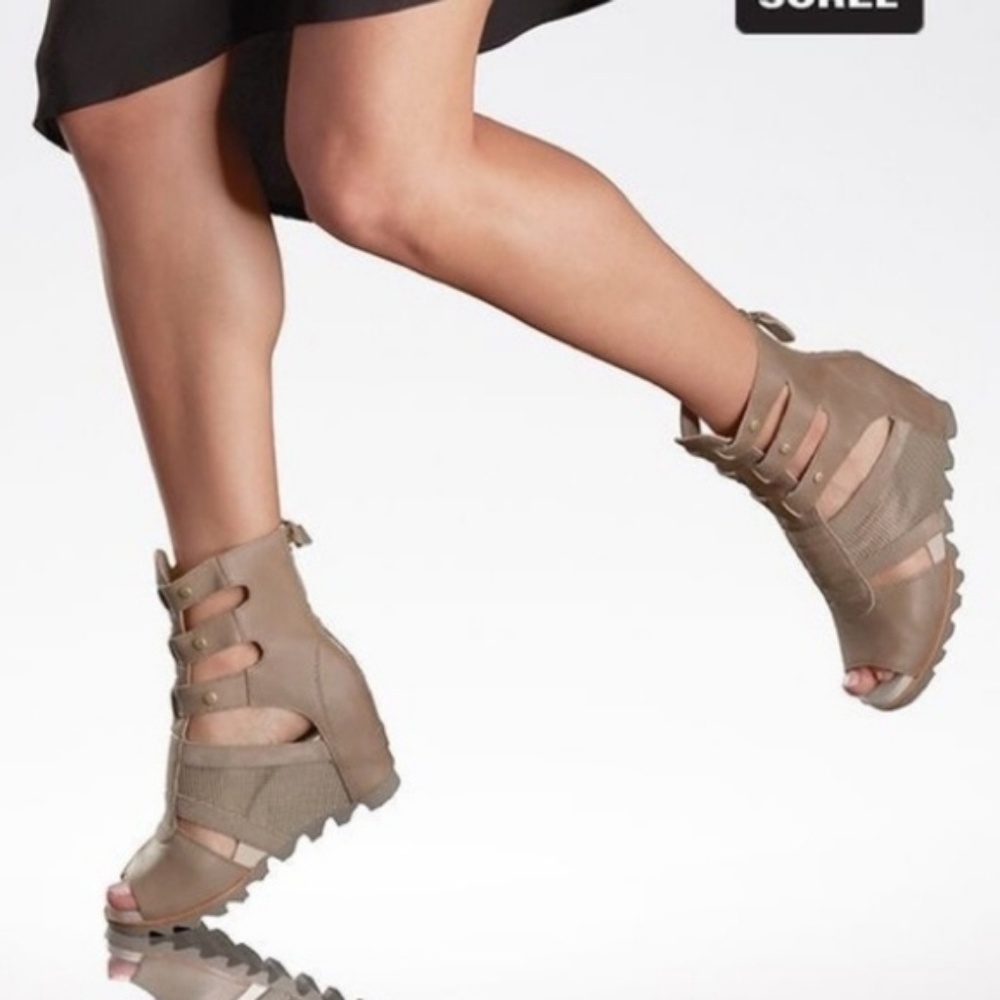 Joanie Gladiator wedge sandals